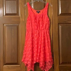 Coral dress